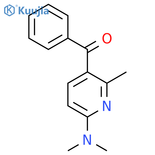 (6-(Dimethylamino)-2-methylpyridin-3-yl)(phenyl)methanone structure