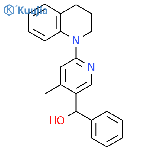 (6-(3,4-Dihydroquinolin-1(2H)-yl)-4-methylpyridin-3-yl)(phenyl)methanol structure
