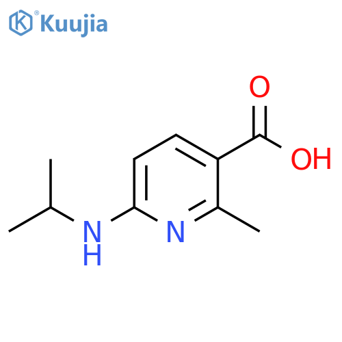 6-Isopropylamino-2-methyl-nicotinic acid structure