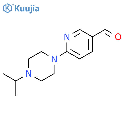 6-(4-ISOPROPYLPIPERAZIN-1-YL)NICOTINALDEHYDE structure