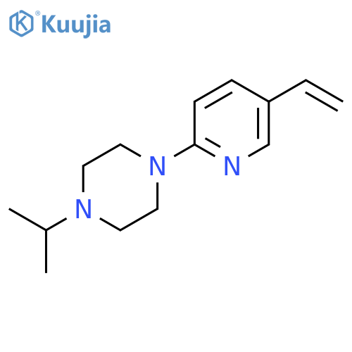 1-Isopropyl-4-(5-vinyl-pyridin-2-yl)-piperazine structure