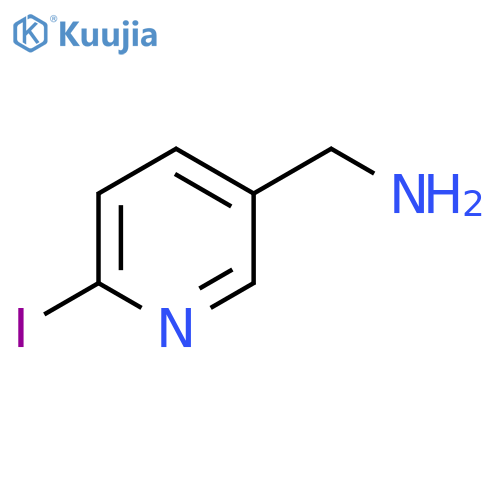 (6-Iodopyridin-3-yl)methanamine structure