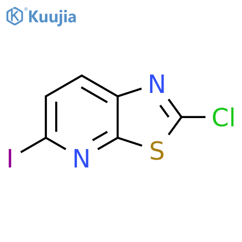2-Chloro-5-iodo-thiazolo[5,4-b]pyridine structure