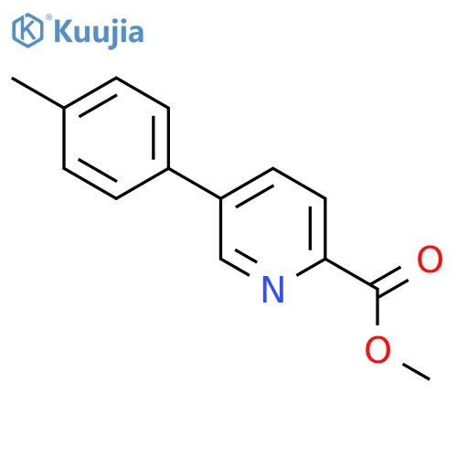 Methyl 5-(4-methylphenyl)pyridine-2-carboxylate structure