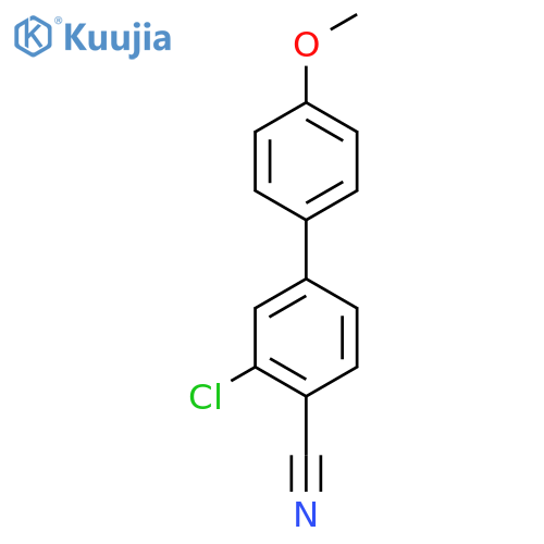 2-Chloro-4-(4-methoxyphenyl)benzonitrile structure