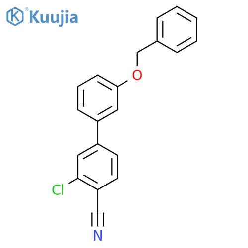 4-3-(Benzyloxy)phenyl-2-chlorobenzonitrile structure