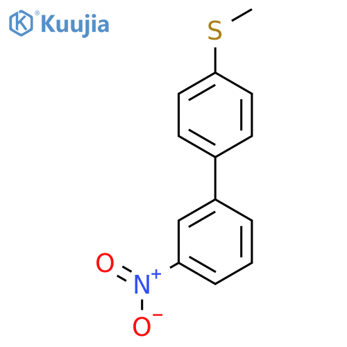 1-(Methylsulfanyl)-4-(3-nitrophenyl)benzene structure