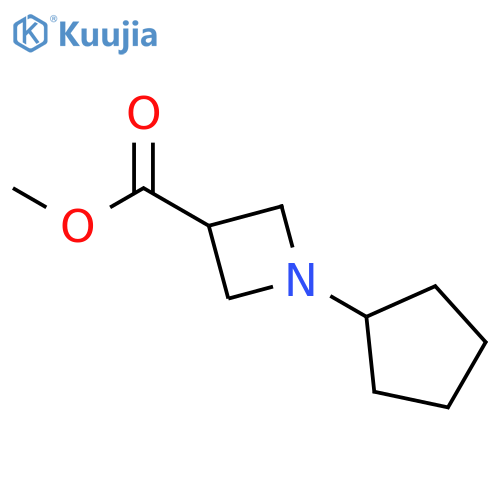 Methyl 1-cyclopentylazetidine-3-carboxylate structure