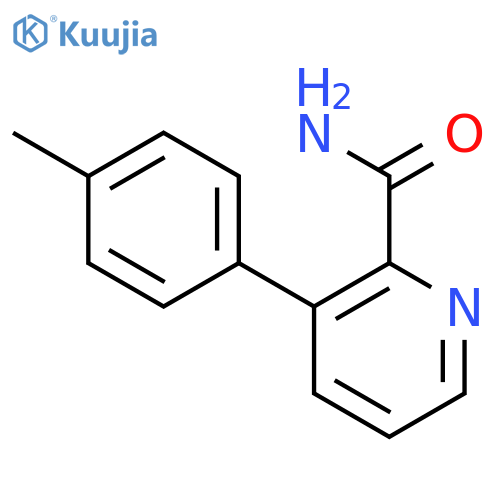 3-(4-Methylphenyl)pyridine-2-carboxamide structure
