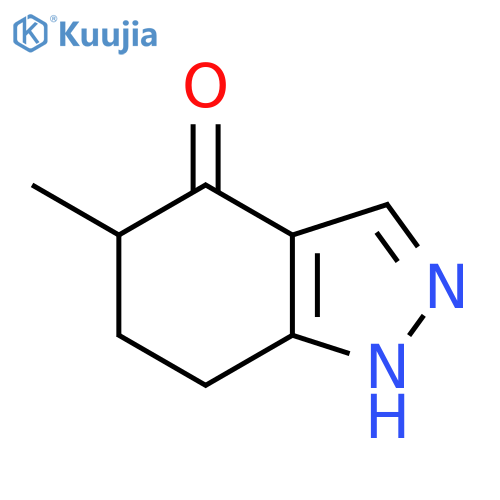 5-Methyl-1,5,6,7-tetrahydroindazol-4-one structure