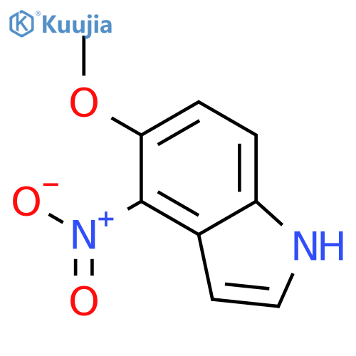 5-Methoxy-4-nitro-1H-indole structure