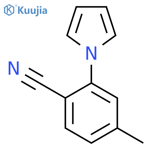 4-Methyl-2-(1H-pyrrol-1-yl)benzonitrile structure
