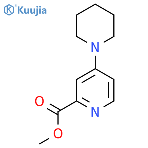 Methyl 4-Piperidin-1-ylpyridine-2-carboxylate structure