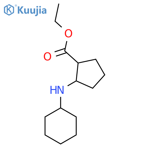 Ethyl 2-(Cyclohexylamino)cyclopentanecarboxylate structure