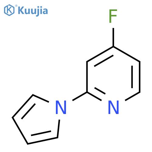 4-Fluoro-2-(1H-pyrrol-1-yl)pyridine structure