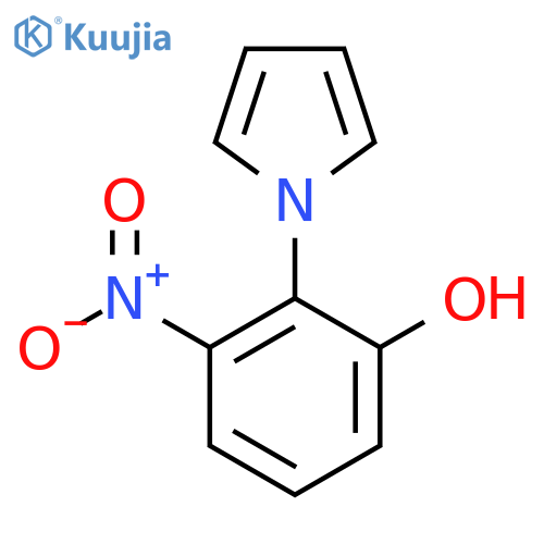 3-Nitro-2-(1H-pyrrol-1-yl)phenol structure