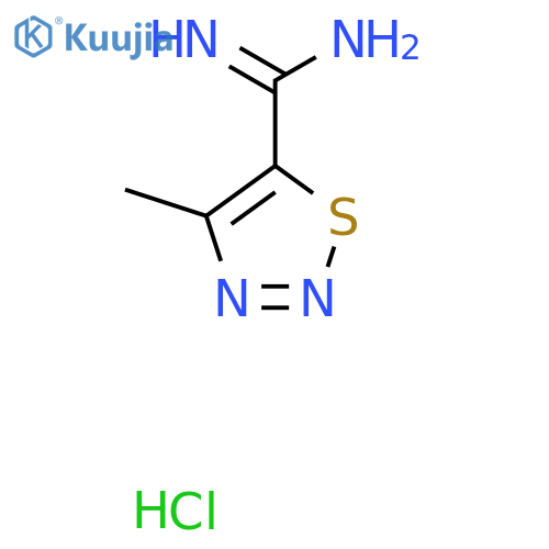 4-Methyl-[1,2,3]thiadiazole-5-carboxamidine structure