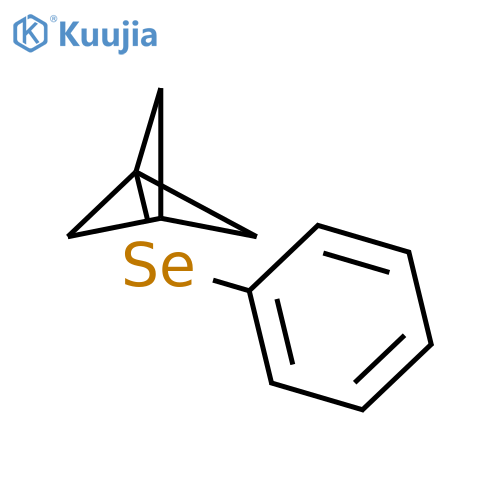 Bicyclo[1.1.1]pentane, 1-(phenylseleno)- structure