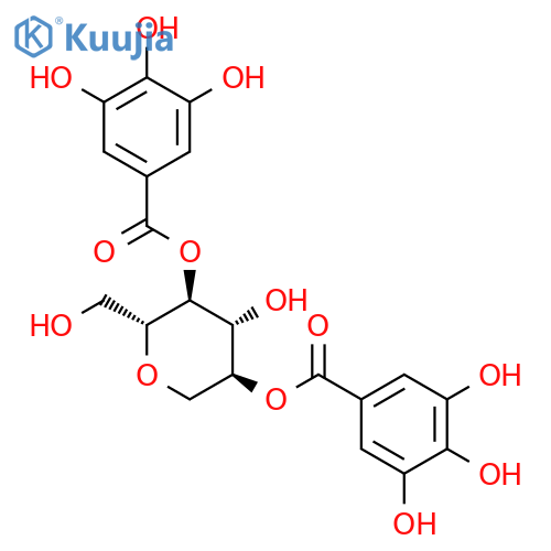 2,4-di-O-galloyl-1,5-anhydro-D-glucitol structure