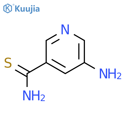 5-Aminopyridine-3-carbothioamide structure