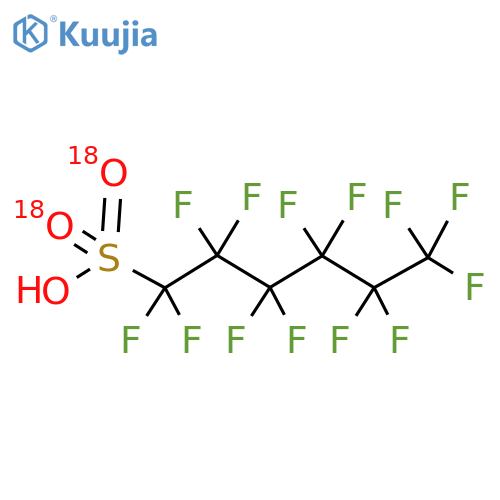 Perfluoro-1-hexane18O2sulfonic Acid structure