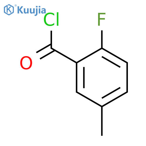 2-FLUORO-5-METHYLBENZOYL CHLORIDE structure