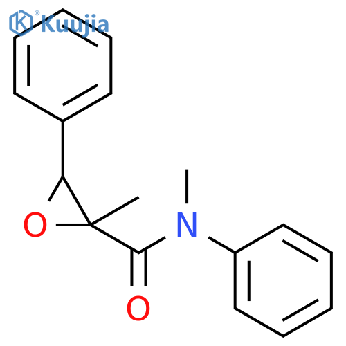 Oxiranecarboxamide, N,2-dimethyl-N,3-diphenyl- structure