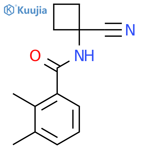 N-(1-cyanocyclobutyl)-2,3-dimethylbenzamide structure