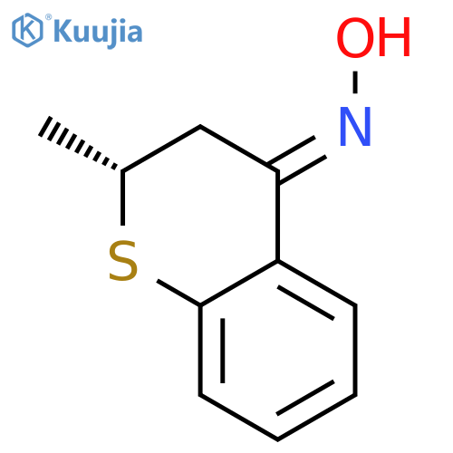 4H-1-Benzothiopyran-4-one, 2,3-dihydro-2-methyl-, oxime, (R)- structure