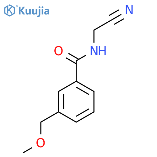 N-(cyanomethyl)-3-(methoxymethyl)benzamide structure
