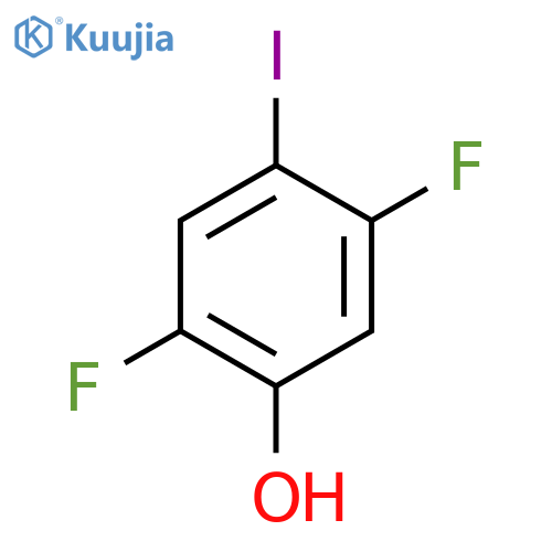 2,5-Difluoro-4-iodophenol structure