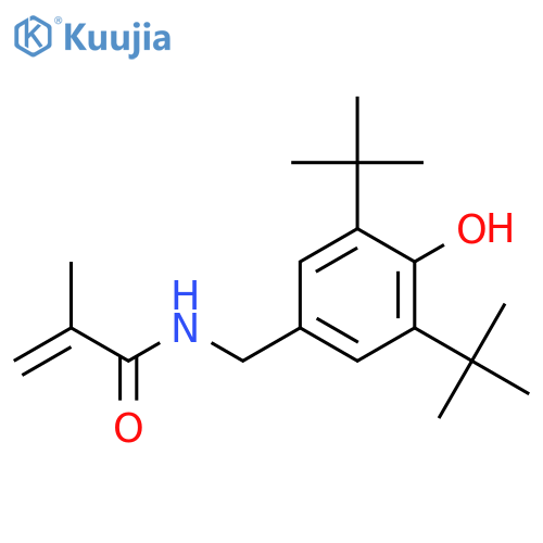 N-(3,5-Di-tert-butyl-4-hydroxybenzyl)methacrylamide structure