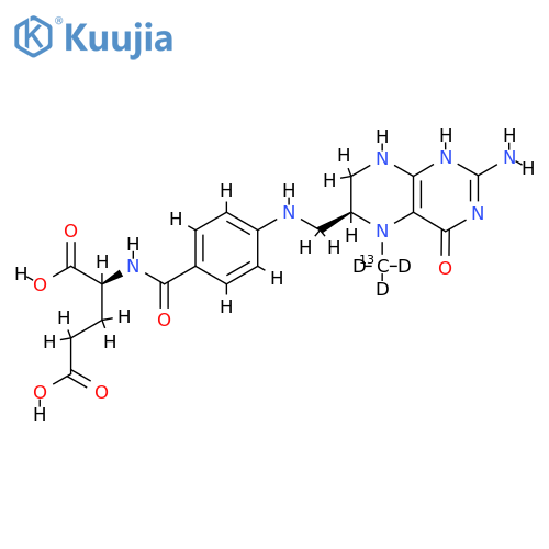 Levomefolic Acid-13C,d3 structure
