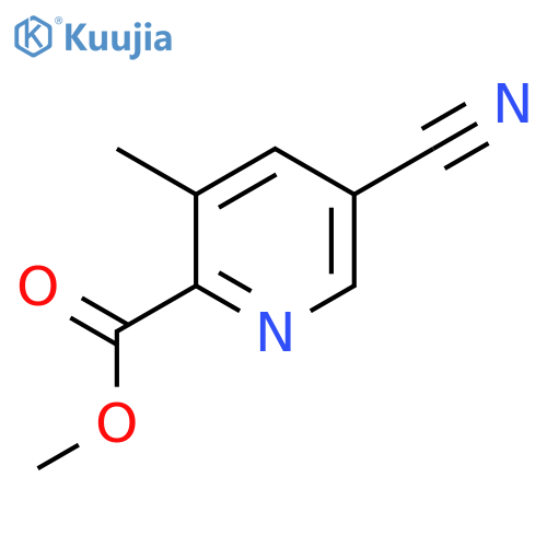 5-Cyano-3-methylpyridine-2-carboxylic acid methyl ester structure