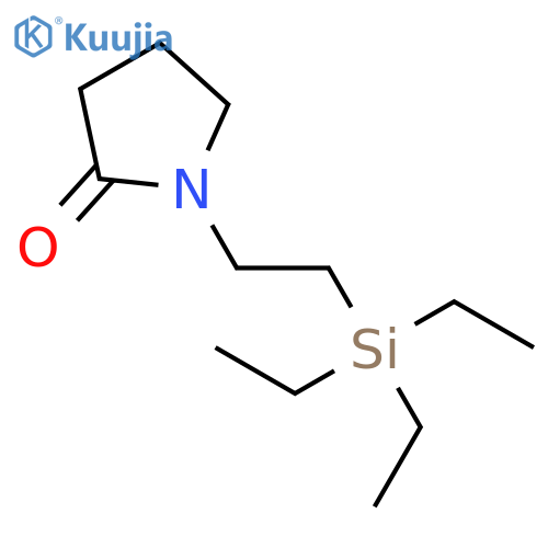2-Pyrrolidinone, 1-[2-(triethylsilyl)ethyl]- structure