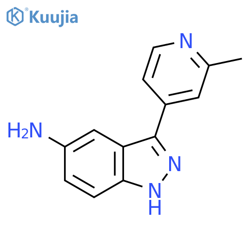 3-(2-methylpyridin-4-yl)-1H-indazol-5-amine hydrochloride structure