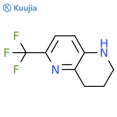 6-(trifluoromethyl)-1,2,3,4-tetrahydro-1,5-naphthyridine structure