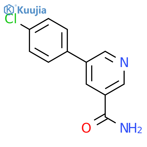 5-(4-Chlorophenyl)nicotinamide structure