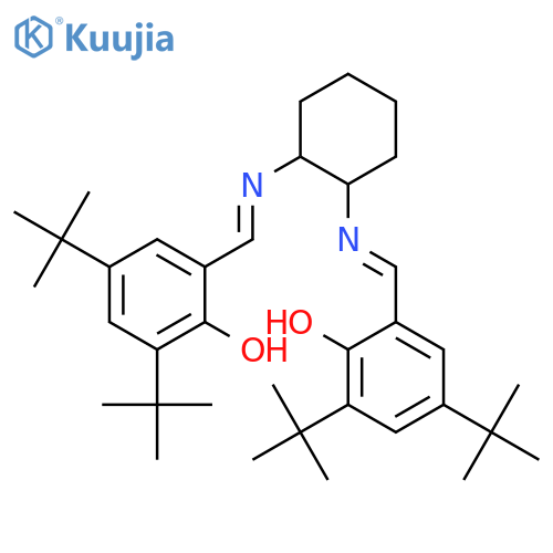 (S,S)-(+)-N,N’-Bis(3,5-di-tert-butylsalicylidene)-1,2-cyclohexanediamine structure