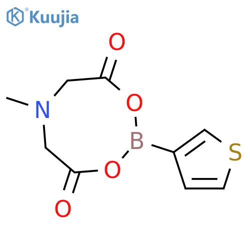 6-Methyl-2-(thiophen-3-yl)-1,3,6,2-dioxazaborocane-4,8-dione structure