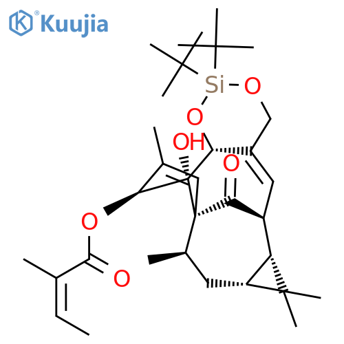 ingenol-5,20-(di(tert-butyl)silylene) ether 3-angelate structure