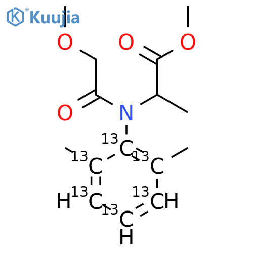 Metalaxyl-13C6 structure