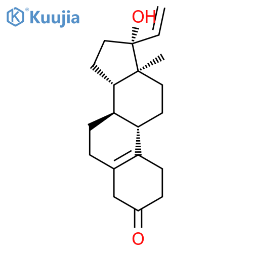 19-Norpregna-5(10),20-dien-3-one,17-hydroxy-, (17a)- structure