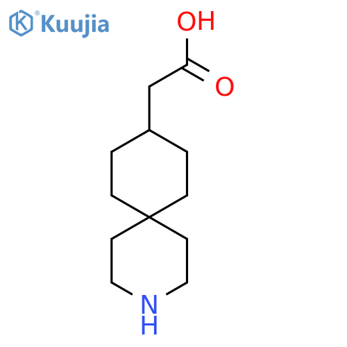 2-{3-azaspiro5.5undecan-9-yl}acetic acid structure