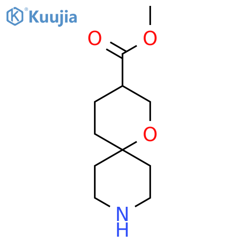 Methyl 1-oxa-9-azaspiro[5.5]undecane-3-carboxylate structure