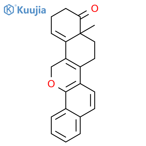 4H-Dinaphtho[1,2-b:2',1'-d]pyran-4-one,2,3,4a,5,6,14-hexahydro-4a-methyl- structure