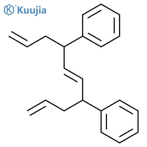 Benzene, 1,1'-(1,4-di-2-propenyl-2-butene-1,4-diyl)bis- structure