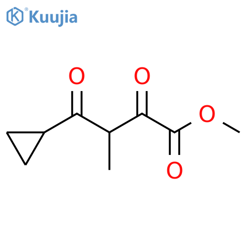 methyl 4-cyclopropyl-3-methyl-2,4-dioxobutanoate structure
