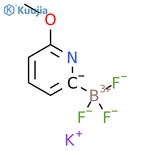 potassium trifluoro(6-methoxypyridin-2-yl)boranuide structure