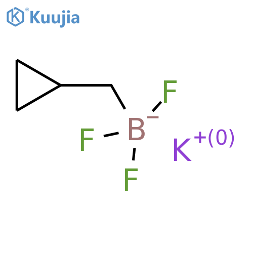 potassium (cyclopropylmethyl)trifluoroboranuide structure
